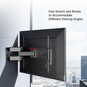 <span class=keywords><strong>Support</strong></span> <span class=keywords><strong>mural</strong></span> pivotant à <span class=keywords><strong>double</strong></span> <span class=keywords><strong>bras</strong></span> pour <span class=keywords><strong>TV</strong></span> 32 "-70" <span class=keywords><strong>Support</strong></span> <span class=keywords><strong>mural</strong></span> avec capacité de charge 40KG - Product Image 3