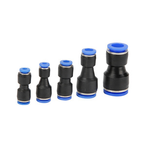 <b>Quick</b> Coupler Plastic Pneumatic Fittings 8-6mm Straight Reducer Air Hose <b>Connector</b> For Industrial Use - Product Image 1