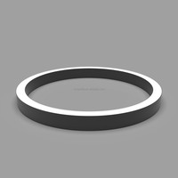 Lampe suspendue en aluminium à profil LED incurvé personnalisé moderne avec gradation 3000K, indice IP20, CRI élevé Ra90, garantie de 5 ans