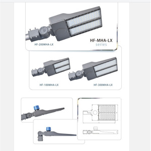 LED Street Light HF-MHA-LX Series 100W 200W 300W <b>Solar</b> Powered Aluminum Alloy Outdoor Road Parking Area <b>Lighting</b> - Product Image 1