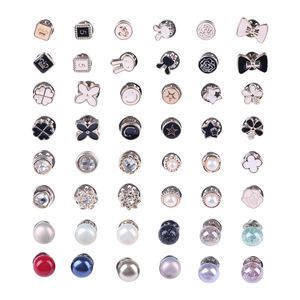 Magnetic Snap Buttons 10-12MM Round Plastic And Metal Butterfly Flower Geometric Shapes For Clothing Decorations - Product Image 1