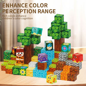 2026 नए थोक भवन ब्लॉक क्यूब 81 पीसी प्रारंभिक शैक्षिक 3 डी डाइय क्यूब प्लास्टिक निर्माण ब्लॉक - Product Image 3
