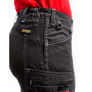 BLAKLADER - 715911429900C34 Pantalon de service pour femme stretch Noir-PANTALON DE TRAVAIL EAN 7330509485767 PANTALON DE TRAVAIL CARGO - Product Image 4