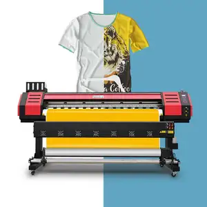 Großformat ige digitale Sublimation drucker maschine mit ep son xp600 dx5 i3200 Kopf druck auf Polyester gewebe