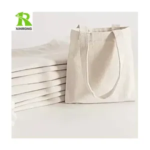Wholesale cotton shopping canvas tote bag style size customized foldable canvas reusable shopping bag with custom printed logo