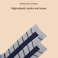 Automne hiver longues chaussettes de neige en laine tricotées longueur d'équipage serviette de sport décontracté chaussettes de ski en laine mérinos avec logo sur le corps