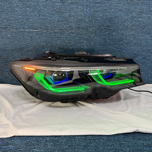 JYF RGBレーザーヘッドライト3シリーズG20/G21 19-22 DRLイエローブルーレッドグリーン高/低回転信号6000K <span class=keywords><strong>12V</strong></span> 65W - Product Image 6