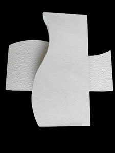 <span class=keywords><strong>Plafond</strong></span> <span class=keywords><strong>acoustique</strong></span> en fibre de verre sur mesure, suspension verticale, NRC0.9, classe de résistance au feu A, dimensions personnalisables - Product Image 2