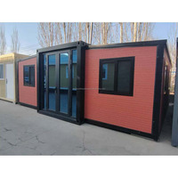 Bureau préfabriqué en conteneur extensible à double aile de 30 pieds pour usage commercial