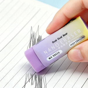 Gommes cylindriques nano couleur personnalisées en usine, <span class=keywords><strong>4</strong></span> couleurs (bleu, vert, jaune, rose), logo et emballage personnalisés pour l'école, le bureau, en gros - Product Image 6