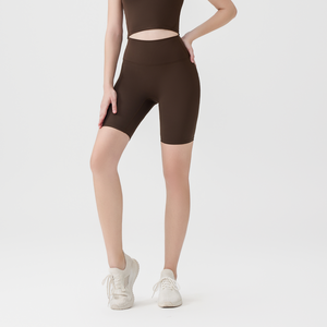 Shorts de yoga effet seconde peau, sans rehaussement, sans coutures, taille haute, effet ventre plat, pour le cyclisme, le fitness, la gym et le quotidien, expédiés depuis notre entrepôt aux États-Unis - Product Image 1