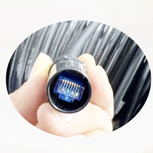 Cable Ethernet táctico CAT6 Cable cuádruple blindado con fantails de 2 'en cada extremo Cable Ethernet táctico CAT6 - Product Image 6