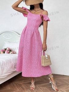 Fukro 3D tejido texturizado tejido Jacquard Floral Telas por yardas para hacer mujeres Cheongsam Jacquard vestido ropa - Product Image 5