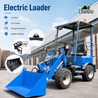 Spedizione Gratuita, Caricatore Elettrico LAWNIO con Capacità di Carico Nominale di 400kg, Potente Sistema Idraulico per Uso Interno