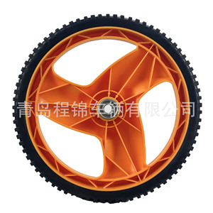 ล้อรถตัดหญ้า Cheng Jin ขนาด 12 นิ้ว ทำจาก PVC แข็ง สีส้ม 12*1.75 สำหรับอะไหล่เครื่องตัดหญ้า - Product Image 4