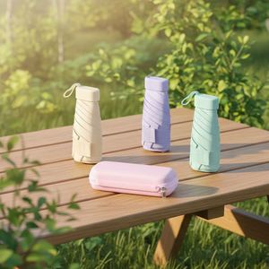 New Style Capsule Small Folding Outdoor Men Outdoor Sunshade <b>Umbrella</b> with Pocket - Product Image 5