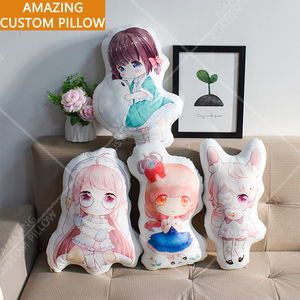 Cojín bordado de doble cara con estampado de <span class=keywords><strong>Anime</strong></span> de dibujos animados bonitos personalizados para uso doméstico o de Hotel para dormir y abrazar - Product Image 3