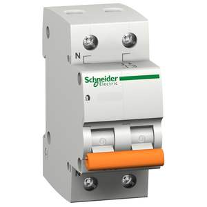 Interruptor Automático Schneider Electric DomA42 2P C 10A 4500A Capacidad de Ruptura Para Uso Residencial y Comercial - Product Image 1