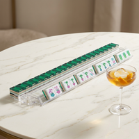 Juego de Mahjong Americano de Lujo: Recuerdo Corporativo con Logotipo Personalizado y Regalo Social Privado Premium para Eventos de Alto Nivel