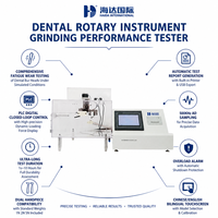 Testeur de performance de meulage pour instruments dentaires rotatifs, machine de test d'usure des fraises, test d'efficacité de coupe pour le contrôle qualité des pièces à main