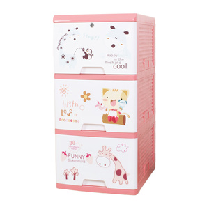 Armoire de rangement à tiroir pour bébé, élégante, en plastique, bon marché, design - Product Image 5