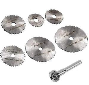 Mini lame de <span class=keywords><strong>scie</strong></span> <span class=keywords><strong>circulaire</strong></span> Hss 50x0.3x100 lames de <span class=keywords><strong>scie</strong></span> à refendre 7pc Kit de lames de <span class=keywords><strong>scie</strong></span> <span class=keywords><strong>circulaire</strong></span> HSS ensemble de disques de fraise <span class=keywords><strong>Dremel</strong></span> - Product Image 4