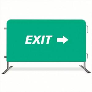 Barrera de Malla para Eventos con Cubierta de Vinilo PVC para Control de Multitudes y Mayor Seguridad - Product Image 1