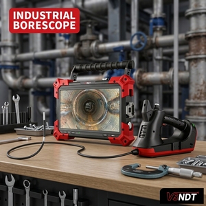VSNDT 6mm, 1080P Endoscope industriel |   Écran de 8 pouces, câble de 2 m |   360. Articulation portable pour moteur/tuyau - Product Image 6
