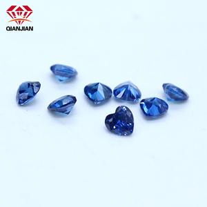 Bán buôn <span class=keywords><strong>Shape</strong></span> 3A tổng hợp zirconia đá quý màu đá quý <span class=keywords><strong>spinel</strong></span> màu xanh tim nhân tạo đá quý đối với trang sức làm - Product Image 2