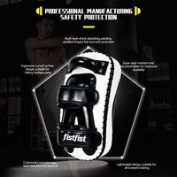 FIST Coussinets de Muay Thai en cuir microfibre de haute qualité et durables pour l'entraînement de boxe professionnel toutes saisons