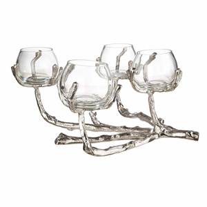 Support de pilier avec verre votif pour décor de mariage nouveau bougeoir T Light meilleur vendeur tendance bougie de vaisselle en aluminium - Product Image 2