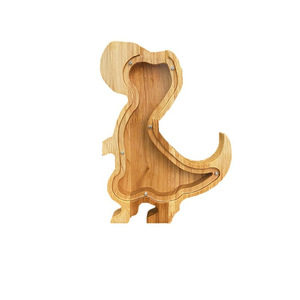 Commercio all'ingrosso della fabbrica di legno animale salvadanaio bambini coniglio moneta banche coniglietto di legno salvadanaio