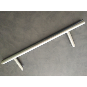 'ARIZONA' INCLINADO MANGO ACERO INOXIDABLE Ø 30x500mm, Inter. 350mm-color acero inoxidable satinado - Product Image 4