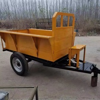 Prix EXW - Micro-tracteur à conducteur marchant avec remorque de transport pour le tirage de marchandises agricoles