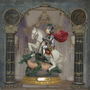 <span class=keywords><strong>Sao</strong></span> Jorge Statue Collection Art Figurine Résine Roman Centurion Cheval Figurine <span class=keywords><strong>Figure</strong></span> Souvenirs Sculpture Modèle Artisanat Utilisation - Product Image 3