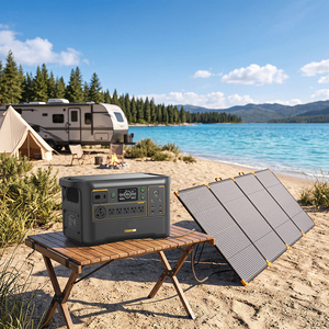 Station d'alimentation portable solaire Less Noise Solix 3600w 3072Wh, générateur portable - Product Image 1