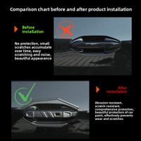 Pour Jetour T2 Traveler : Nouvelle pièce décorative de protection anti-rayures pour hayon, autocollant de poignée de porte, pièces de performance