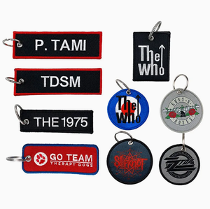Targhette con le chiavi personalizzate e ricamate con il tuo Logo in PVC e tessuto in stile ferro-su feltro per l'utilizzo del cappello - Product Image 1