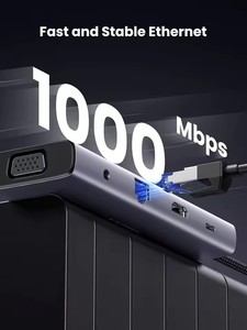 UGREEN CM498 Hub USB C 10 in 1 con HDMI 4K e VGA per Doppio Monitor, Ethernet 1Gbps, PD 100W, <span class=keywords><strong>3</strong></span> Porte USB <span class=keywords><strong>3</strong></span>.0, Jack Audio <span class=keywords><strong>3</strong></span>.5mm - Product Image 5