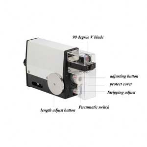 Máquina de pelado de cables neumática de alta precisión de estilo europeo CE para máquina de procesamiento de arnés de cables automotriz - Product Image 6