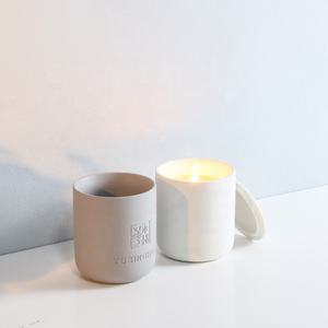 وعاء شموع YBH من السيراميك مخصص، برطمانات شموع للديكور المنزلي من السيراميك للكريسماس - Product Image 2