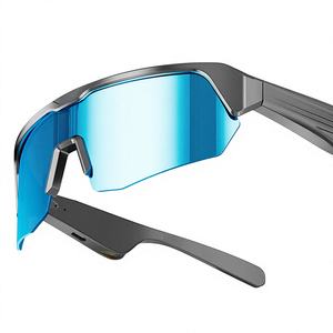 Lunettes intelligentes YJ006 avec musique, appels et navigation, anti-ultraviolets, multifonctionnelles, en silicone et plastique, lunettes de sport - Product Image 1