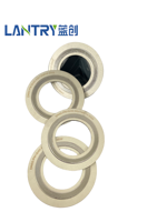 Joint spiralé LANTRY en acier inoxydable renforcé avec PTFE, joint industriel pour systèmes de pipeline de machines -20-450
