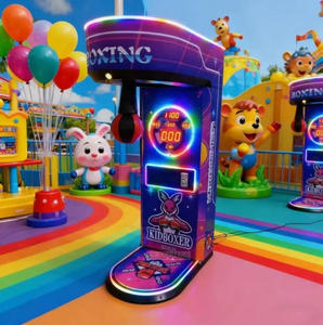 เครื่องเกมส์ชกมวยหยอดเหรียญสำหรับเด็ก รุ่นใหม่ ขนาดเล็ก เครื่องเกมส์อาร์เคดชกมวยแบบหยอดเหรียญ - Product Image 3