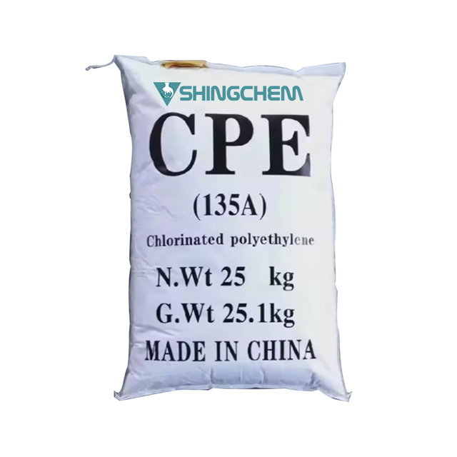 Cpe 135a High-Quality Chlorinated Polyethylene CPE Versatile Impact Modifier and Polymer Additive for PVC