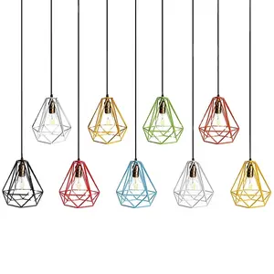New Lamp Cover Loft Industrial Ceiling Pendant Hanging Light Lamp Lampshade Modern Cage Fixture