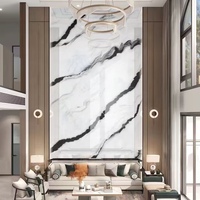 Panneaux muraux en marbre UV pour la décoration intérieure, revêtement imperméable pour fond de télévision, panneau de séparation de douche, panneau mural 3D