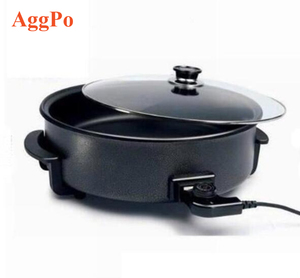 กระทะพิซซ่าไฟฟ้าอเนกประสงค์เคลือบสารกันติดทำจากอะลูมิเนียม - Product Image 1
