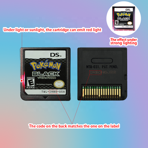 Versión EUR para EE. UU. del Videojuego Clásico Pokémon - HeartGold Retro Platinum Pearl Diamond para DS White 1 Black 1 SoulSilver - Product Image 2