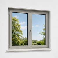 Aluminiumfenster Modernes Design Horizontale Hurrikan-sichere Aluminium-Schiebefenster Doppelverglaste Fenster in Wunschfarbe